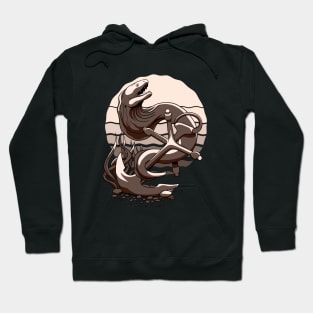 Moray eels and anchor Hoodie